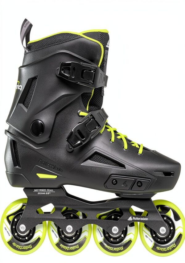 Rollerblade Lightning Mens Urban Inline Skate Black White-1