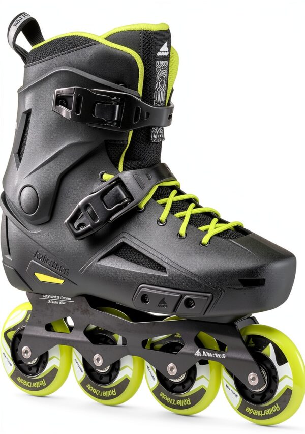 Rollerblade Lightning Mens Urban Inline Skate Black White-0