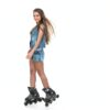 BOBICOM Inline Skates Adjustable Illuminated Wheels Unisex-5