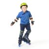 PIPIZHU Boys Inline Skates Blue Adjustable Light Up Wheels-5