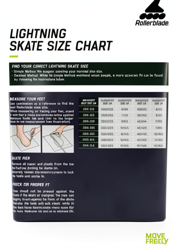 Rollerblade Lightning Mens Urban Inline Skate Black White-6