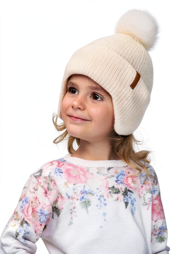 Baby Winter Hat Cozy Fleece Lined Earflaps Boys Girls-4
