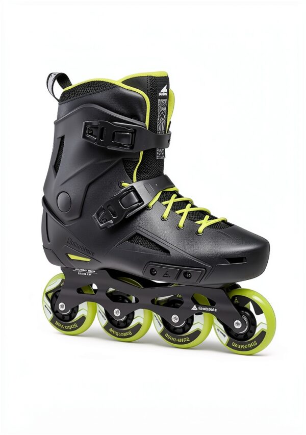 Rollerblade Lightning Mens Urban Inline Skate Black White-3