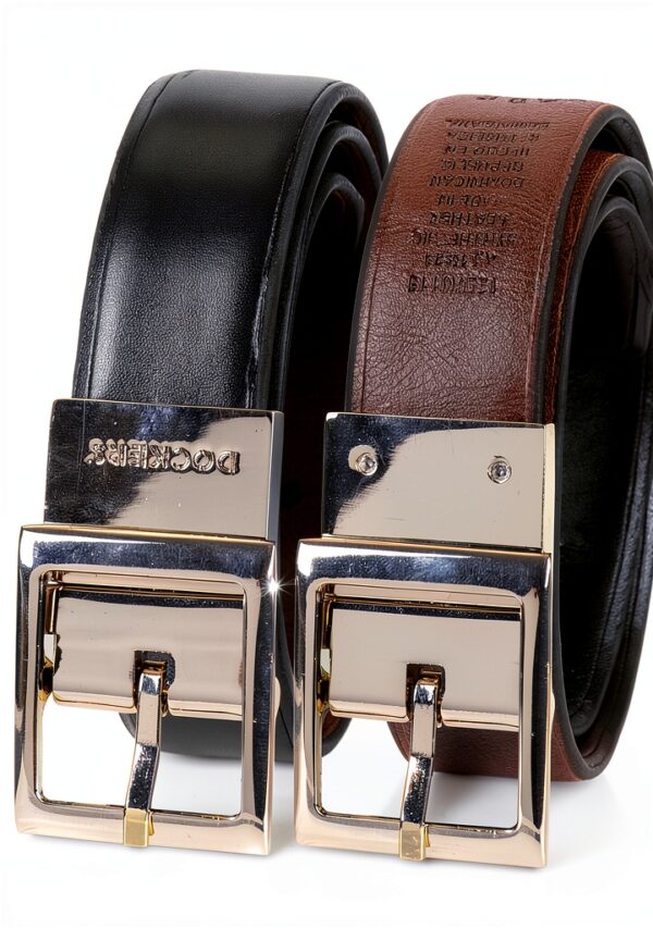Dockers Boys Reversible Belt Rotative Buckle Sizes XS-XL-0