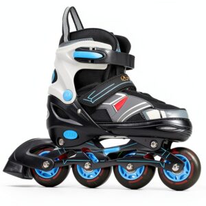 RunRRIn Kids Inline Skates Adjustable Light Up Wheels-0