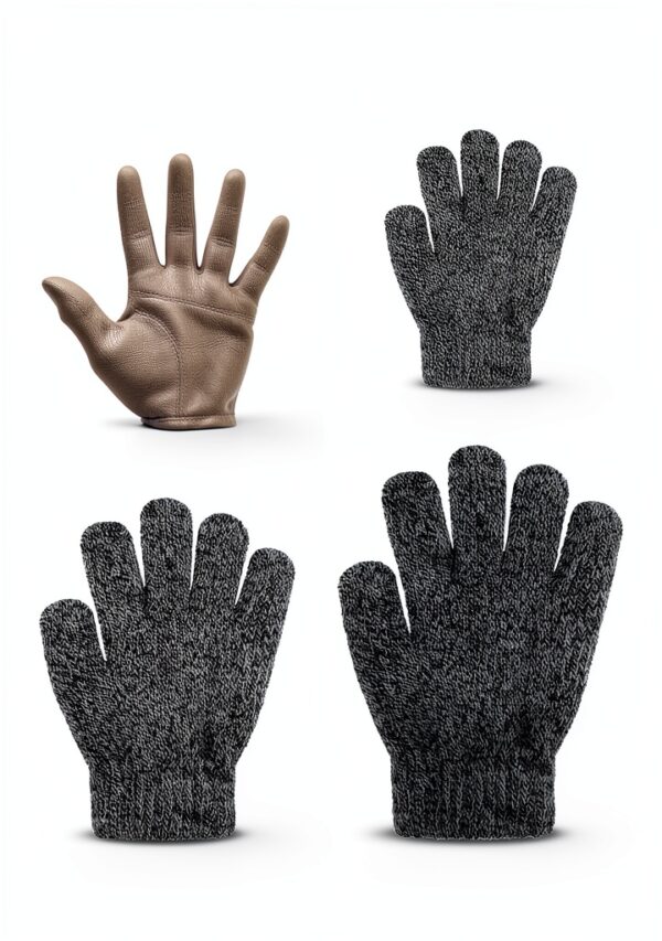 Cooraby Boys Winter Gloves Thick Warm Full Finger Design-1