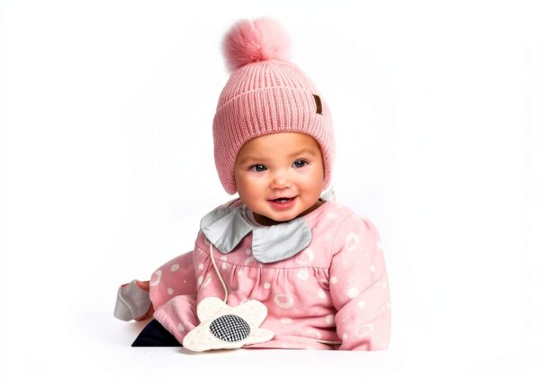 Baby Winter Hat Cozy Fleece Lined Earflaps Boys Girls-5