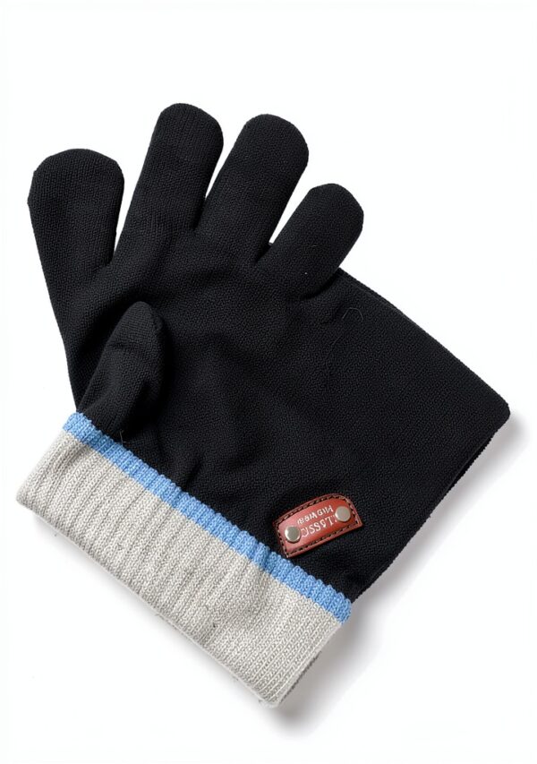 DAQING Kids Gloves Warm Wool Knit Cold Weather Boys Girls-2