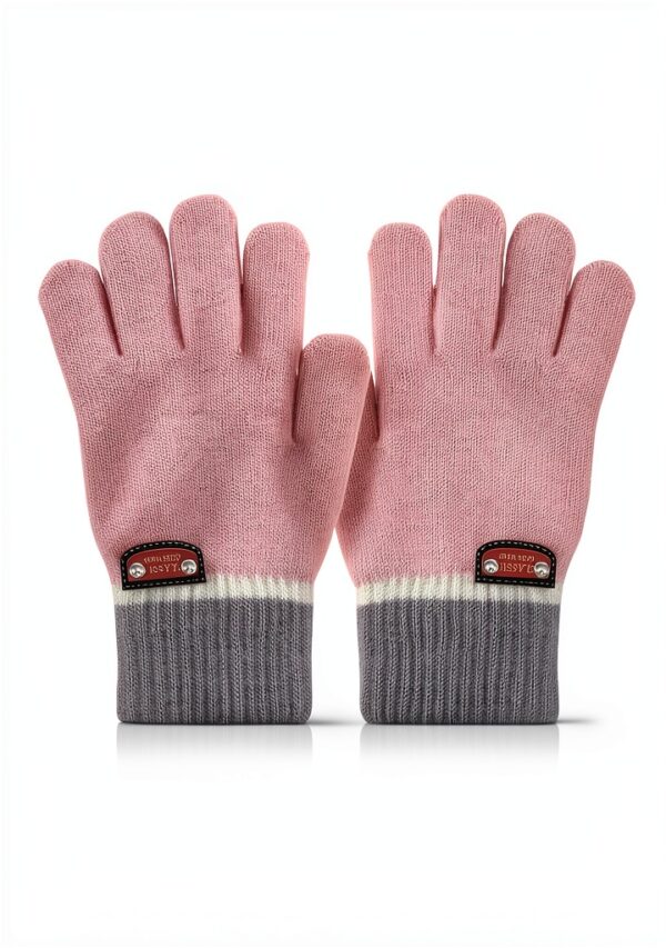 DAQING Kids Gloves Warm Wool Knit Cold Weather Boys Girls-1