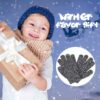 Cooraby Boys Winter Gloves Thick Warm Full Finger Design-6