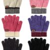 DAQING Kids Gloves Warm Wool Knit Cold Weather Boys Girls-0