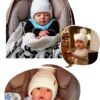 Baby Winter Hat Cozy Fleece Lined Earflaps Boys Girls-3